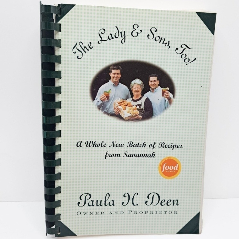 Paula Deen The Lady & Sons Cookbook Savannah Recipes Spiral Bound Food